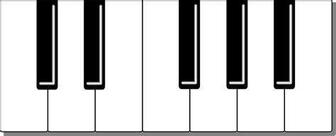 Printable Piano Keyboard